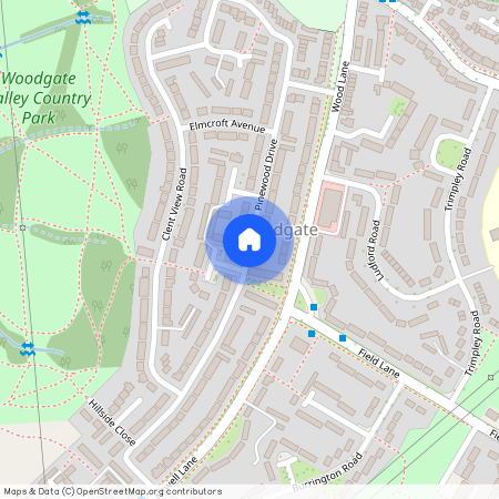 Pinewood Drive, Bartley Green, Birmingham, West Midlands, B32