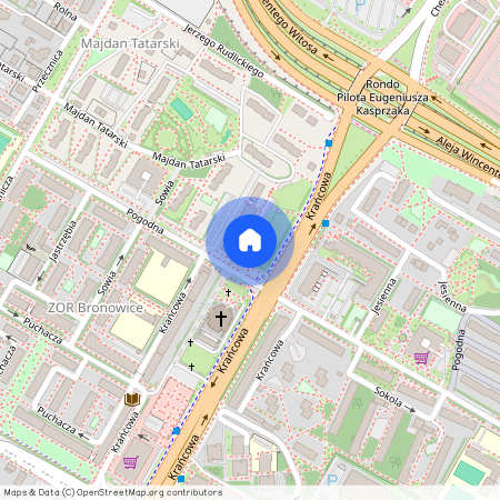 ul. Pogodna, Bronowice, Lublin, lubelskie