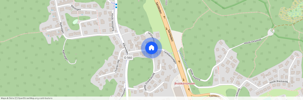 Lyckhemsvägen, Hovås