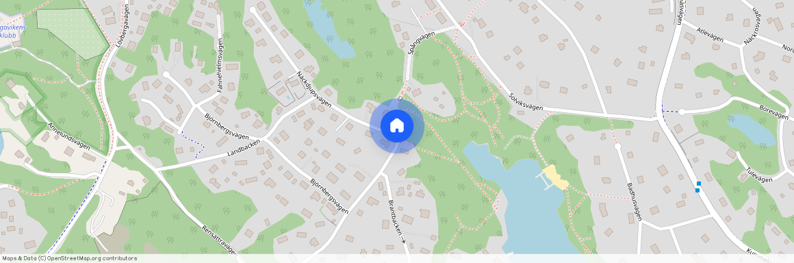 Spångvägen, Saltsjö-Boo