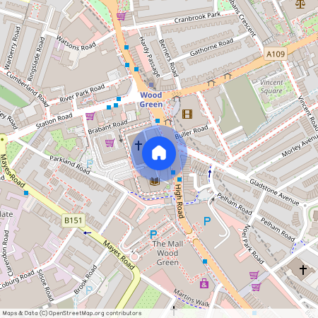 The Broadway, High Road, Wood Green, London N22