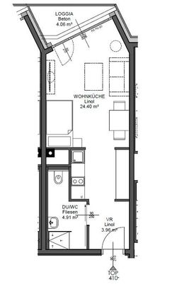 "ALL-INCLUSIVE-APARTMENT" möbliert und mit Loggia im Sonnwendviertel - Foto 1