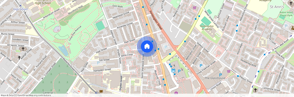 Bluecoat House, 72 North Sherwood Street, NG1