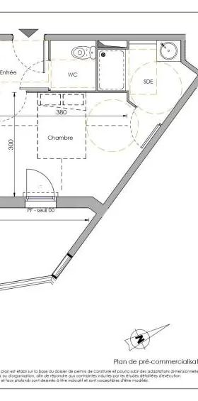 Appartement à louer 2 pièces 36.98m² - Photo 1