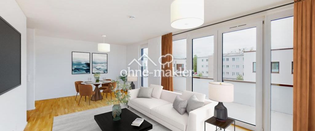 Großzügiges Wohnen in Basdorf: 3-Zimmer-Wohnung mit Südbalkon (S4 WE 61) - Foto 1