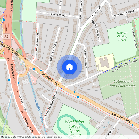 Copse Hill, Wimbledon, London, SW20