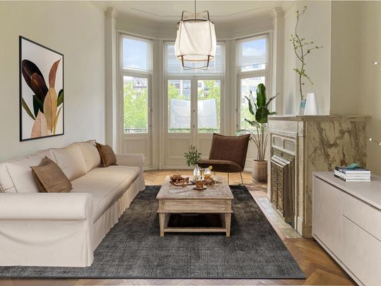 Authentiek appartement (ca 80m²) in Art Nouveau stijl. - Photo 1