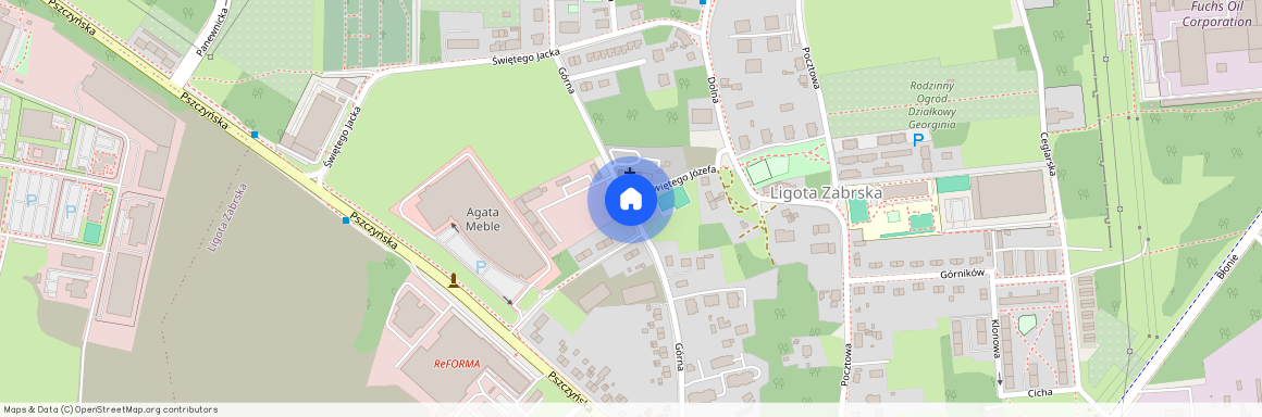 ul. Górna, Ligota Zabrska, Gliwice, śląskie