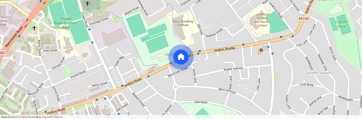 Hollins Road, Oldham, Greater Manchester, OL8