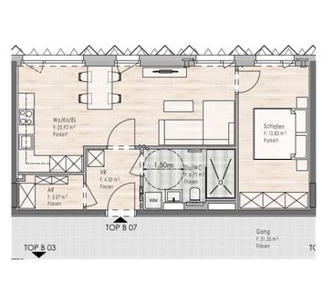 Erstbezug: 2-Zimmer-Wohnung im 1. OG / Top B07 - Photo 5