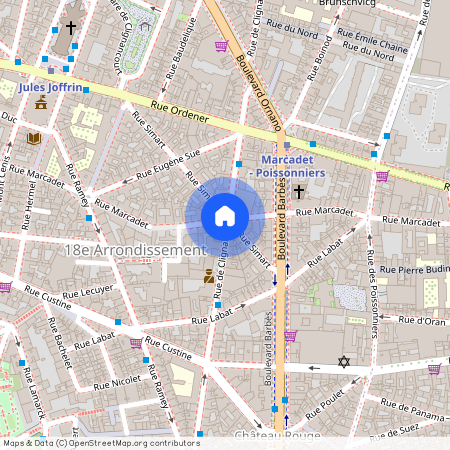 Rue de Clignancourt, Francja, Paris