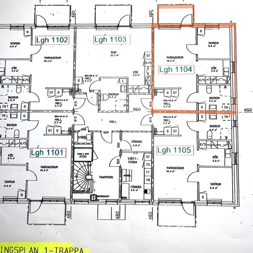 2 rok, Älvgatan 14, lgh 1104 - Foto 2