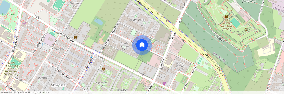 ul. Apartamentowa, Skorosze, Ursus, Warszawa, mazowieckie