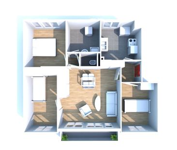 Au Trait : appartement T4 à louer - Photo 3