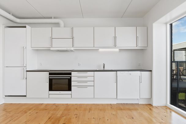 Skøn lejlighed med stor, privat altan på øverste etage - Foto 1