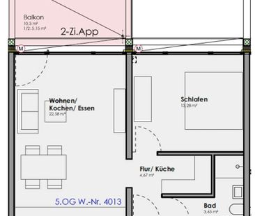 Renovierte 2 ZKB in KL-Bännjerrück - Photo 1