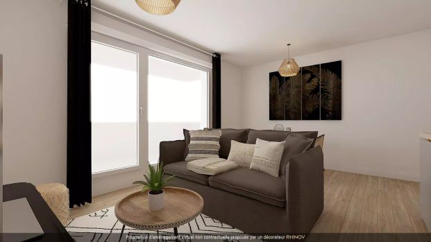 location Appartement T2 DE 41.08m² À ST OUEN L'AUMONE - Photo 1