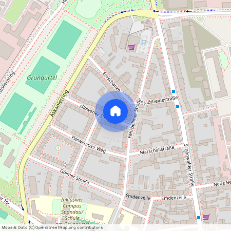 Glöwener Str. 23, 13585 Berlin OT Spandau, Zur Karte