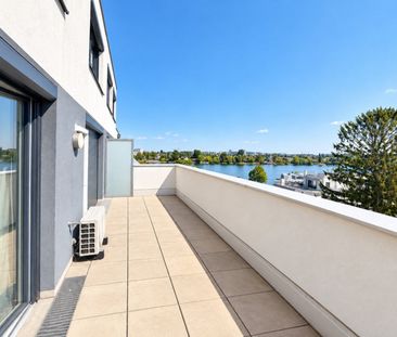 Exklusive Dachgeschosswohnung mit spektakulärem Donau- & Stadtblick - Photo 5
