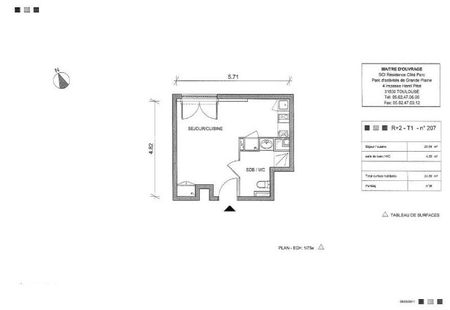 Location Appartement 1 pièce 24m² ST HERBLAIN 44800 - Photo 5