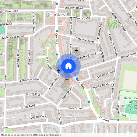 Crookes, 104 Crookes (Rear of), Sheffield