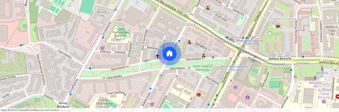 ul. Białobrzeska, Szczęśliwice, Ochota, Warszawa, mazowieckie