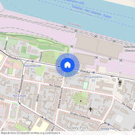 ul. Oliwska, Nowy Port, Gdańsk, pomorskie