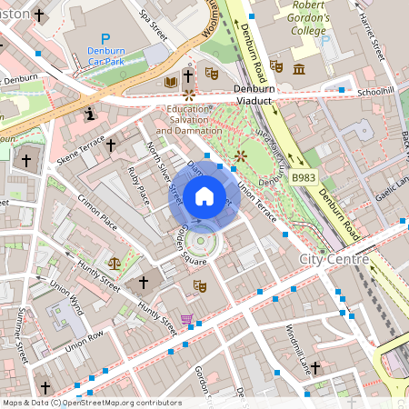 Golden Square, Flat, AB10