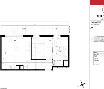 Location Appartement 2 pièces 42m² NOTRE DAME DE BONDEVILLE 76960 - Photo 2