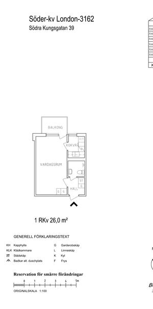 Södra Kungsgatan 39, våning 1 - Foto 1