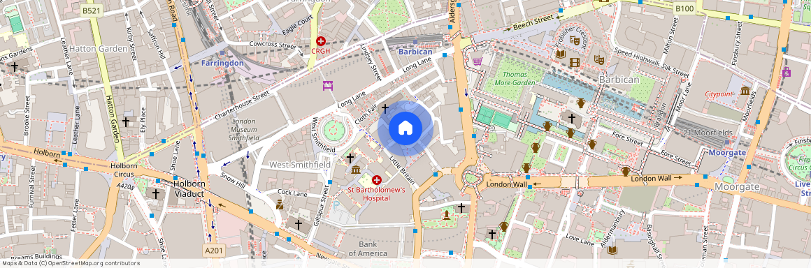 Bartholomew Close, Barbican, EC1A