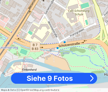 Charmant geschnittene Dachgeschosswohnung in zentraler Lage von Kas... - Foto 1