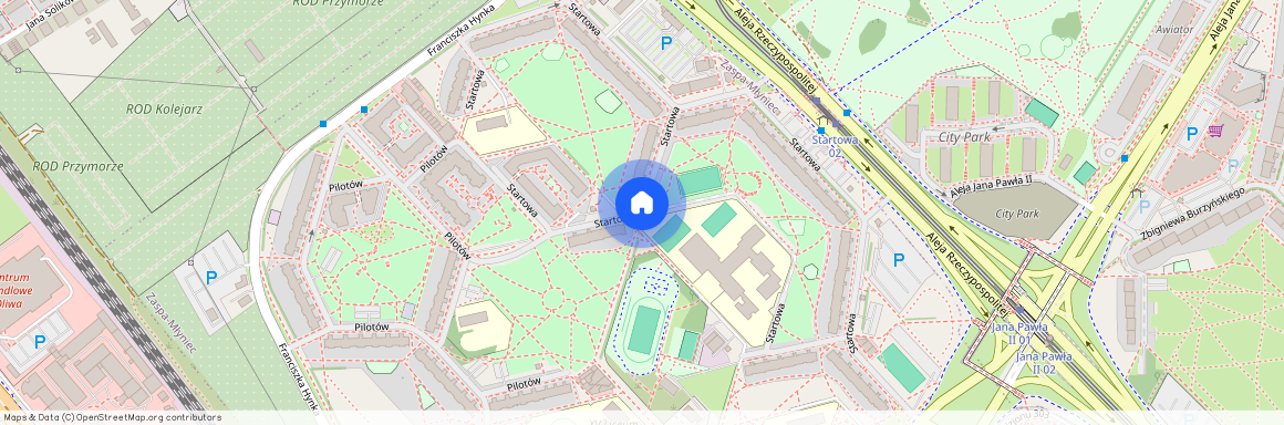 ul. Startowa, Zaspa-Młyniec, Gdańsk, pomorskie