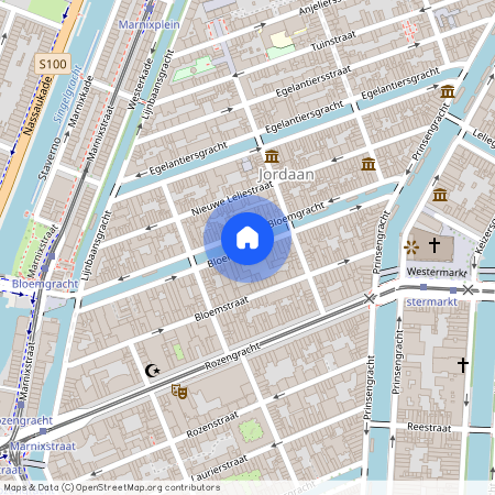 Jordaan, 1016 KG, Bloemgracht, Amsterdam