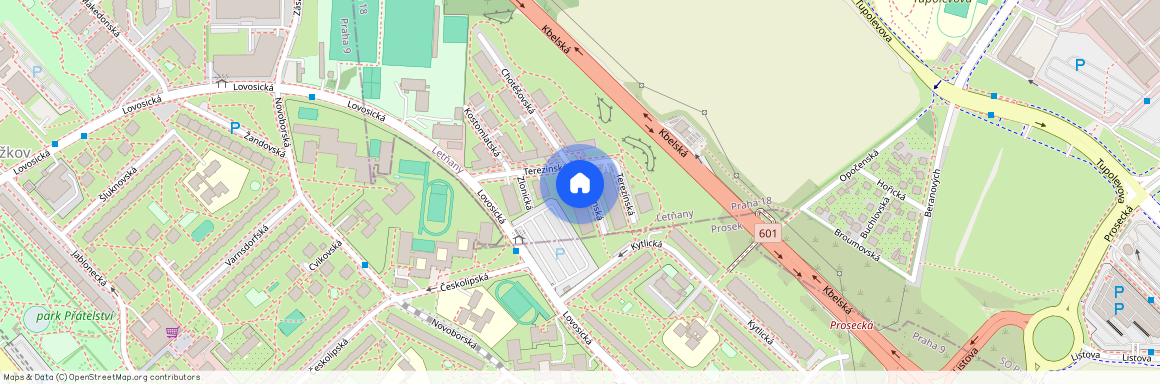 Bechlínská, Praha 9 - Letňany