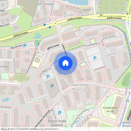 ul. Lawendowe Wzgórze, Jasień, Gdańsk, pomorskie