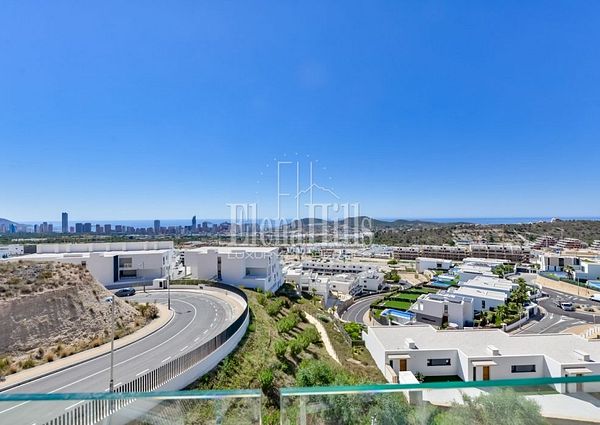 Modern duplex with sea views in Sierra Cortina, Finestrat, Benidorm, Alicante