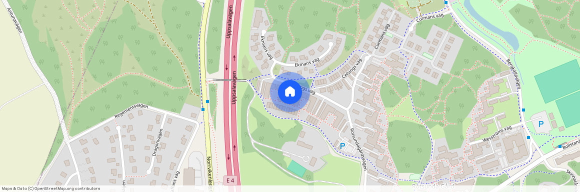 Celsings väg, Sollentuna