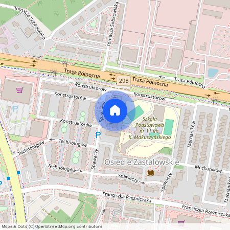 Osiedle Zastalowskie, Centrum, Zielona Góra, lubuskie