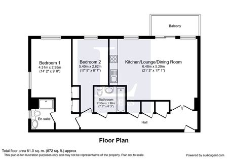 2 bedroom apartment to rent The Blue Building, Gunwharf Quays, Portsmouth, PO1 - Photo 2