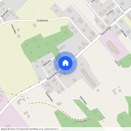 ul. Kaszubska, Zbychowo, Wejherowo, wejherowski, pomorskie