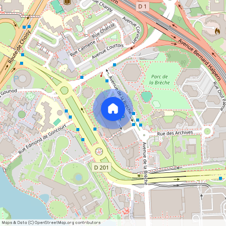 Rue du Général de Larminat, Francja, Creteil