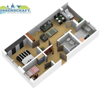 Auf Tauchstation im neu sanierten Wannenbad...3-RW mit Wanne u. Bal... - Photo 1