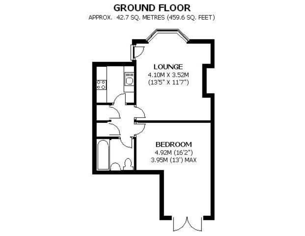 1 bed flat to rent in Alexandra House, Starcross, EX6 - Photo 1