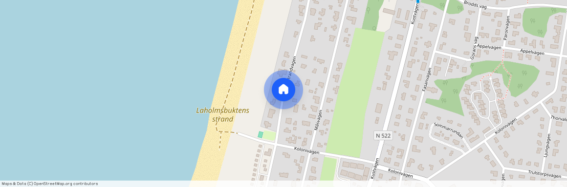 Södra Strandvägen, Mellbystrand