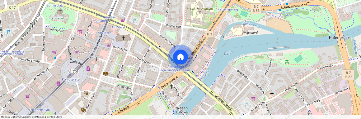 Weserstr. 1, 1a, 1b, 34125 Hessen - Kassel