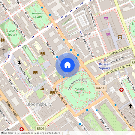 Bloomsbury Mansions, 13-16, Russell Square, London, WC1B