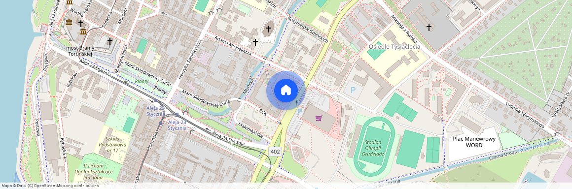 Al. Piłsudskiego Józefa, Grudziądz, kujawsko-pomorskie