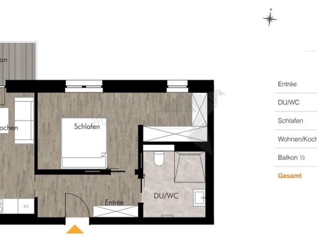 + Barrierefrei Wohnen + 2-Raum-Whg. mit Balkon, Einbauküche & bodentiefer Dusche - Photo 1