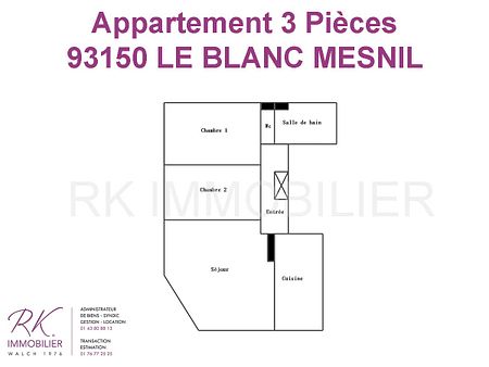 Appartement sur Le Blanc Mesnil - Photo 4